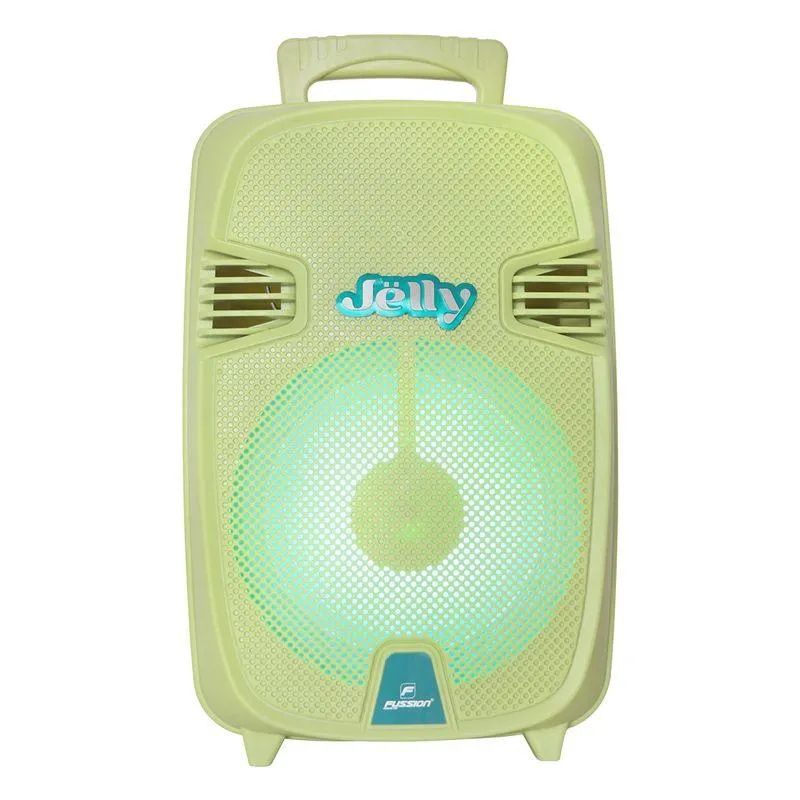Bafle Amplificado Fussion 8 Pulgadas Verde PBS-8JELLY-GR
