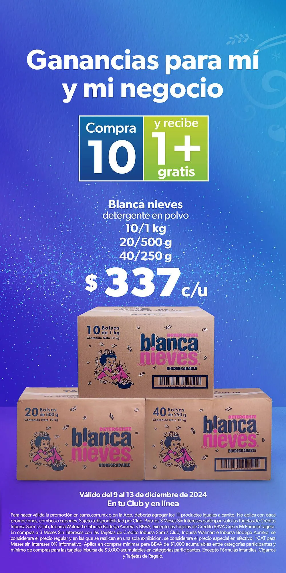 Catálogo de Catálogo Sam's Club 9 de diciembre al 13 de diciembre 2024 - Pagina 1