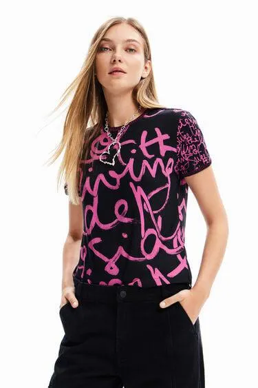 Camiseta mensajes contraste