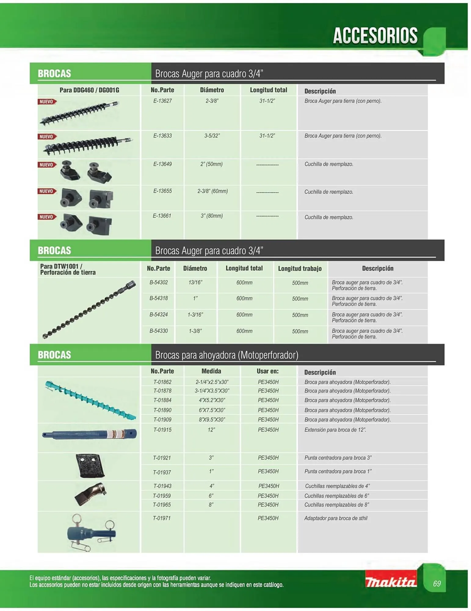 Catálogo de Catálogo Makita 5 de junio al 31 de diciembre 2023 - Pagina 69