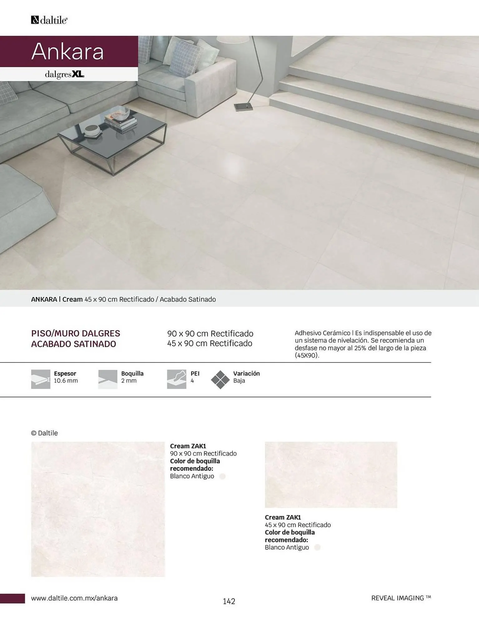 Catálogo de Catálogo Daltile 1 de enero al 31 de diciembre 2024 - Pagina 142