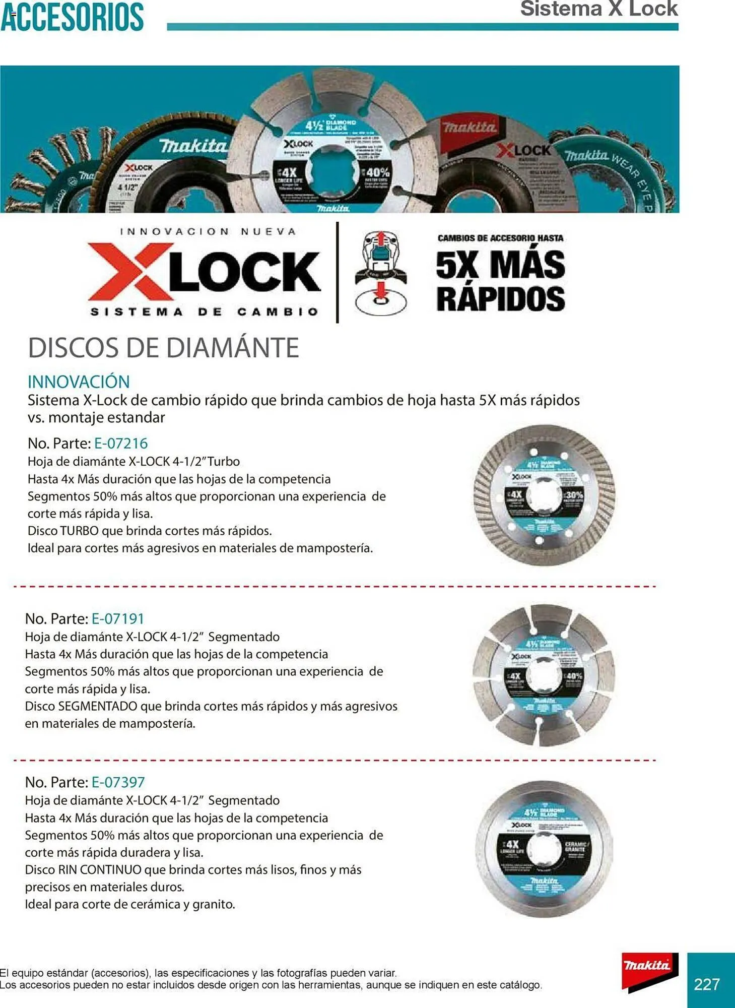 Catálogo de Catálogo Makita 8 de julio al 31 de diciembre 2025 - Pagina 227