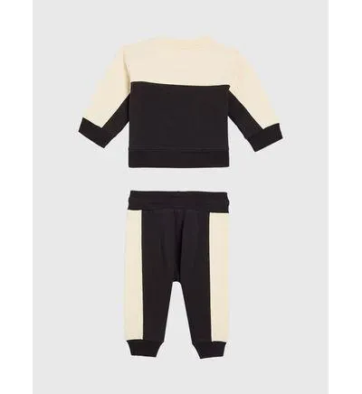 Set Calvin Klein Sudadera con Pants Bebé Multicolor