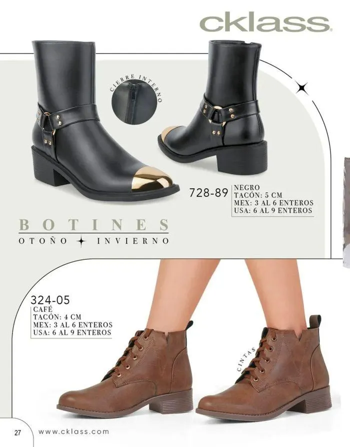 Catálogo de Cklass Botas y Botines 30 de agosto al 31 de enero 2025 - Pagina 20