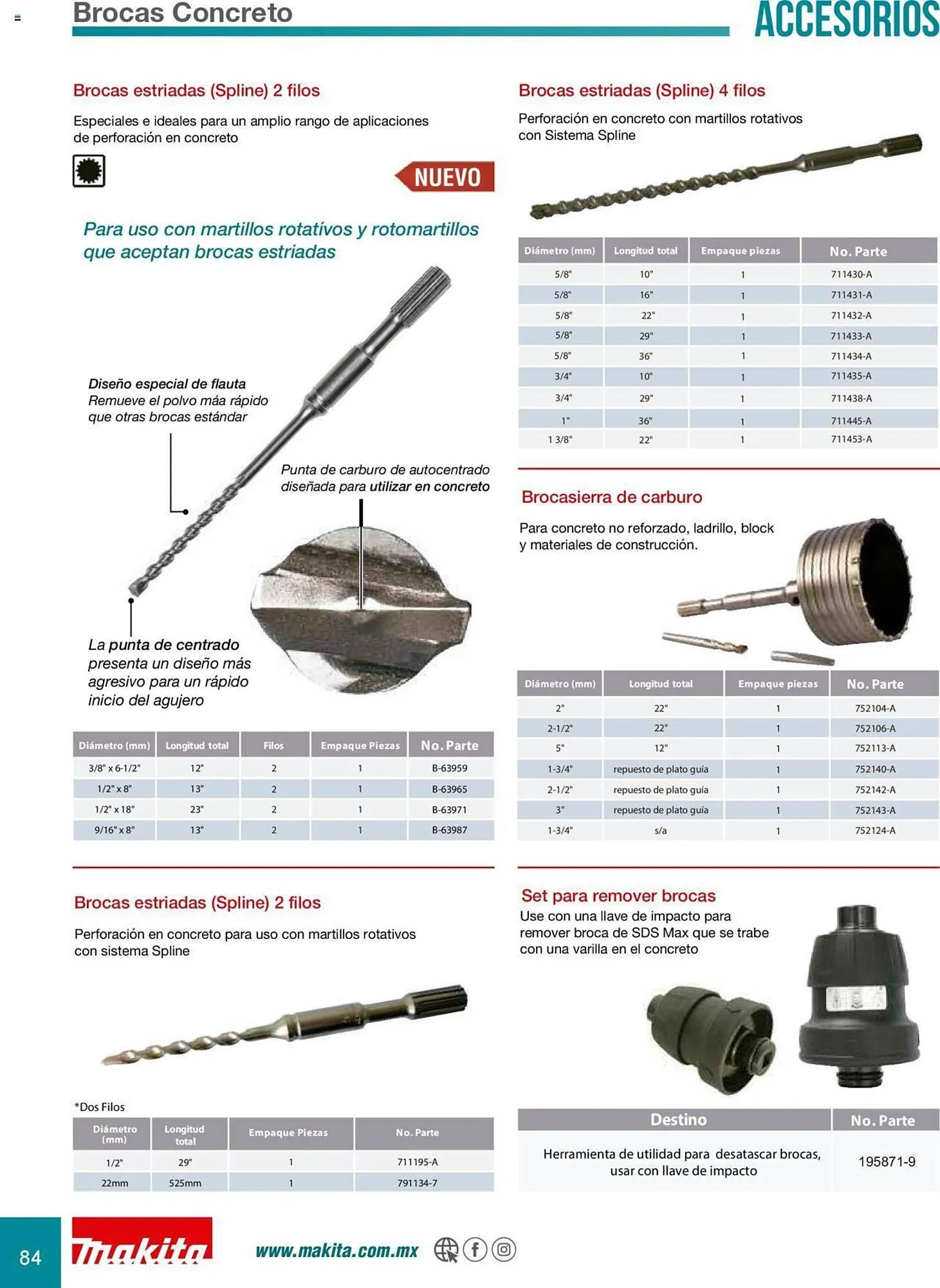 Catálogo de Catálogo Makita 8 de julio al 31 de diciembre 2025 - Pagina 84