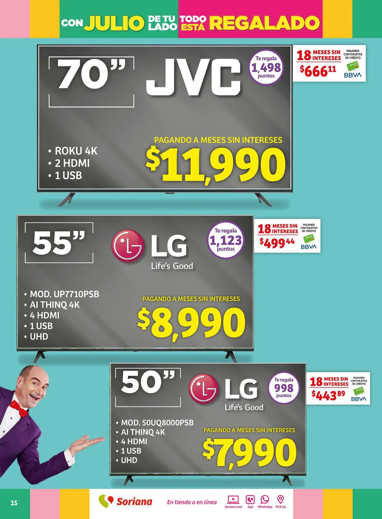 Catálogo de Soriana - Folleto Julio Regalado Mercado Nacional Oferta actual 20 de julio al 27 de julio 2023 - Pagina 25