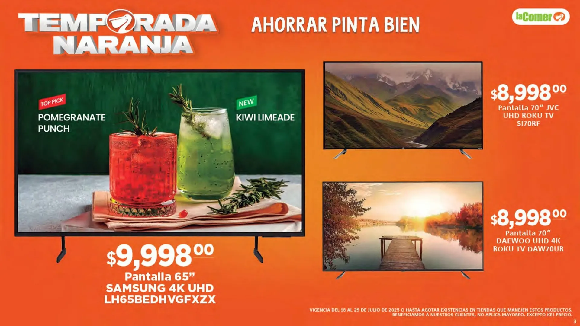 Catálogo de Catálogo La Comer 18 de julio al 29 de julio 2025 - Pagina 3