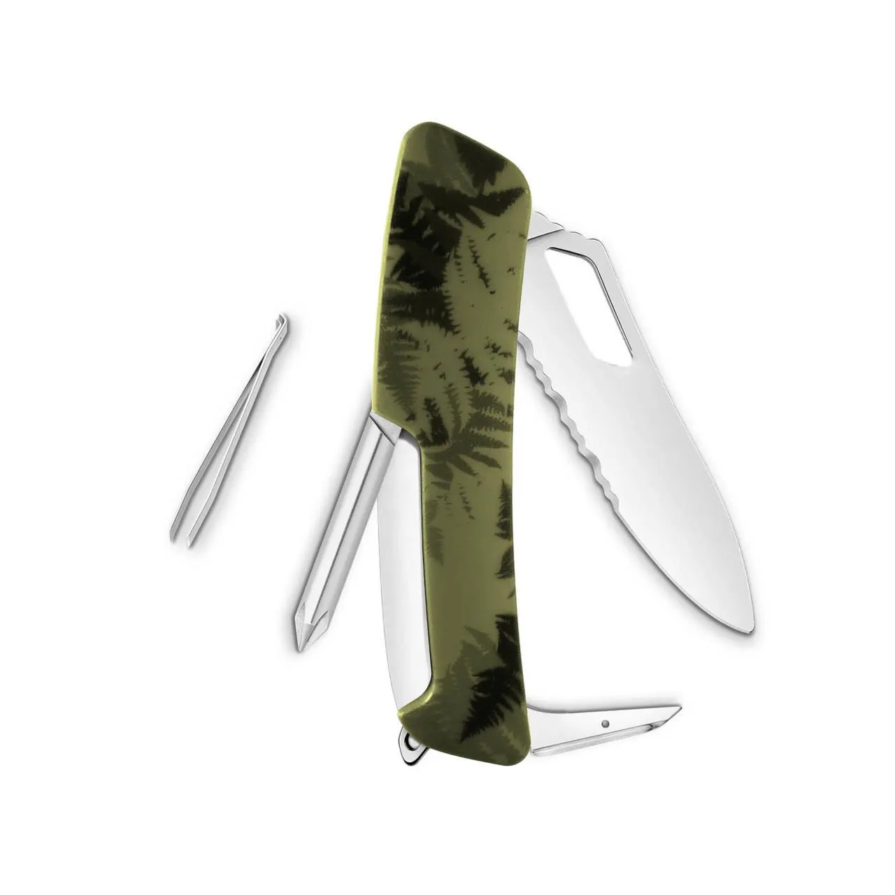 SWIZA SINGLE HAND SH02 TR 7 FUNCIONES CAMO DE HOJAS VERDE