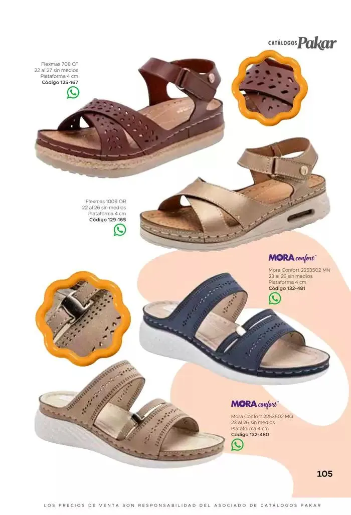 Catálogo de Pakar Sandalia 31 de enero al 31 de mayo 2025 - Pagina 105