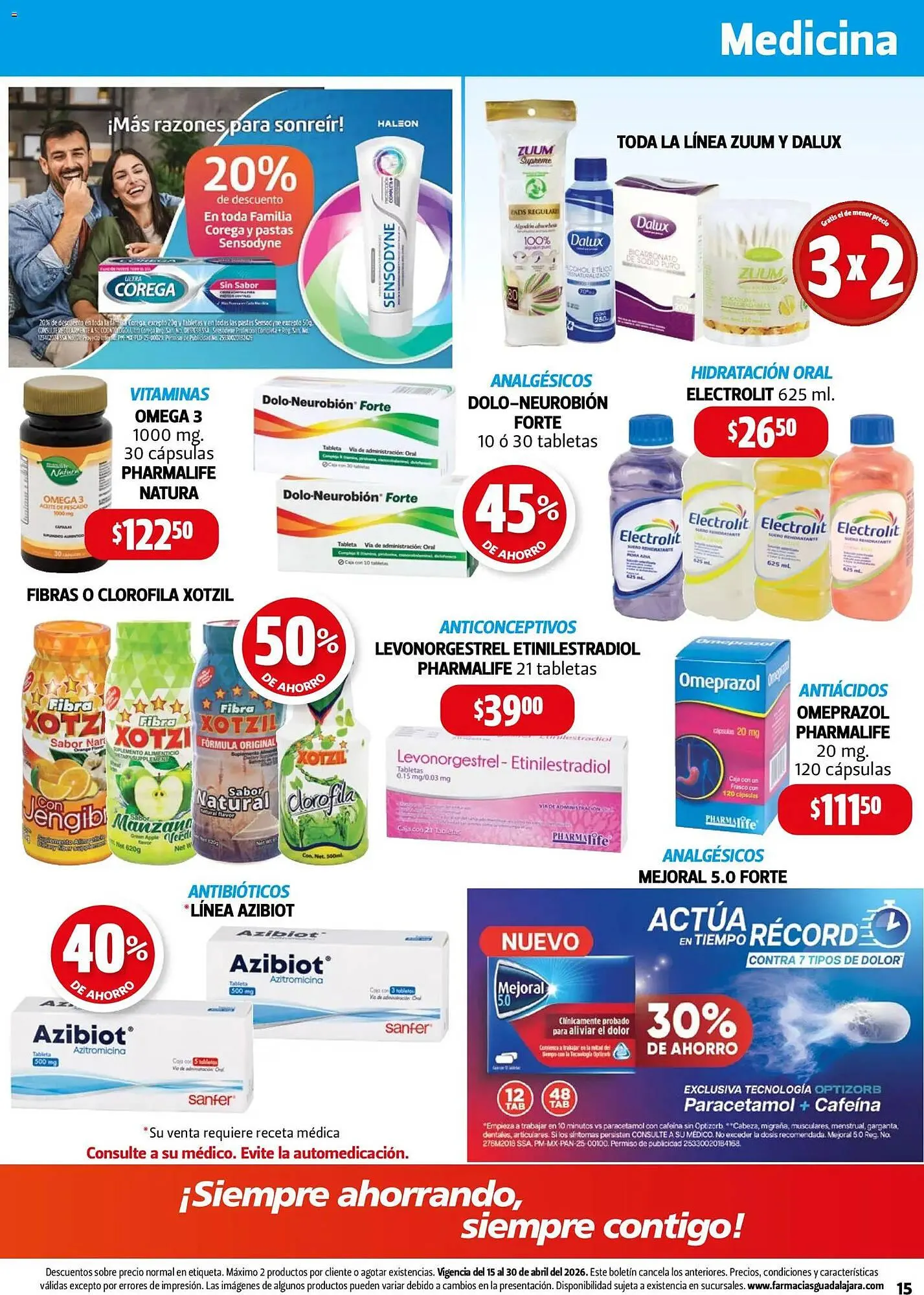 Catálogo de Folleto Farmacias Guadalajara 15 de abril al 1 de mayo 2026 - Pagina 15