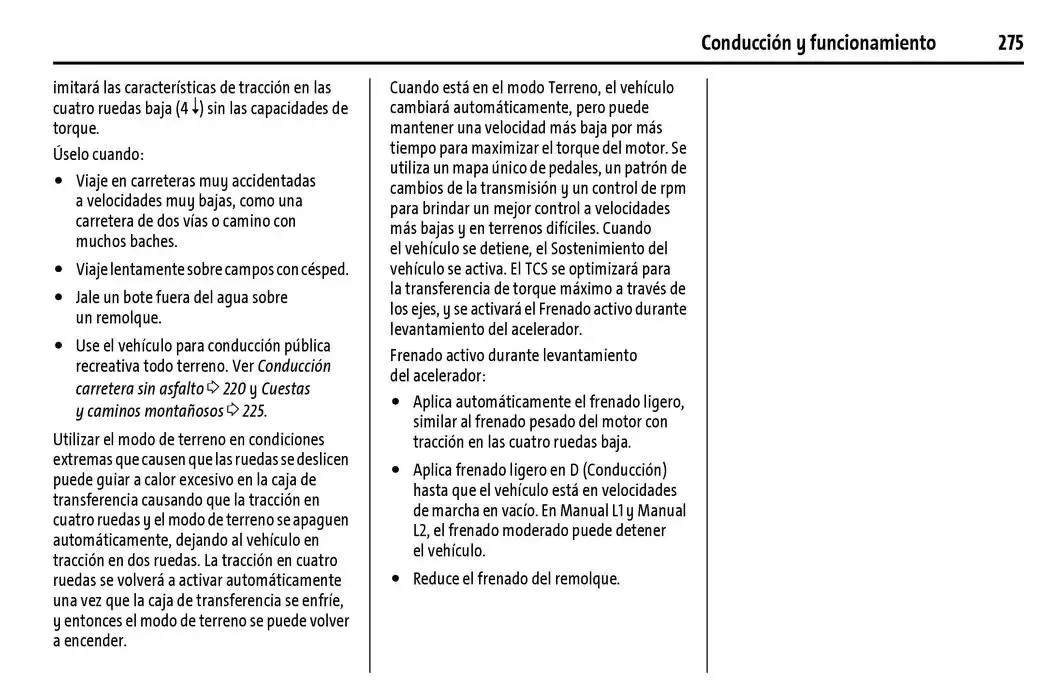 Catálogo de Cheyenne 2025 Manual del propietario 22 de enero al 31 de diciembre 2025 - Pagina 276