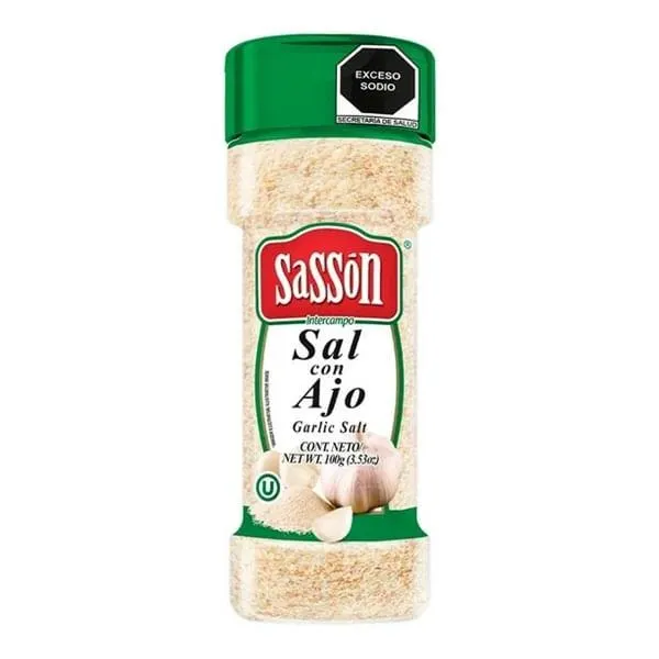 Sal con ajo Sasson 100 g