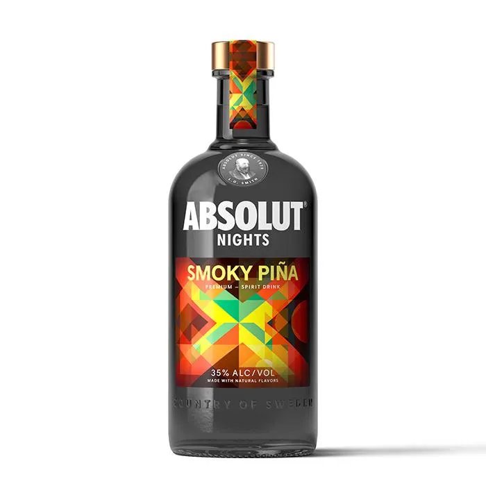 Vodka Absolut Smoky Piña 700 ml