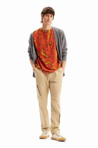 Camiseta manga corta plátanos