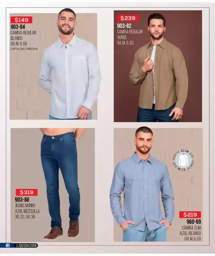 Catálogo de Catálogo Cklass Liquidación Ropa 2025 México 31 de marzo al 31 de agosto 2025 - Pagina 42