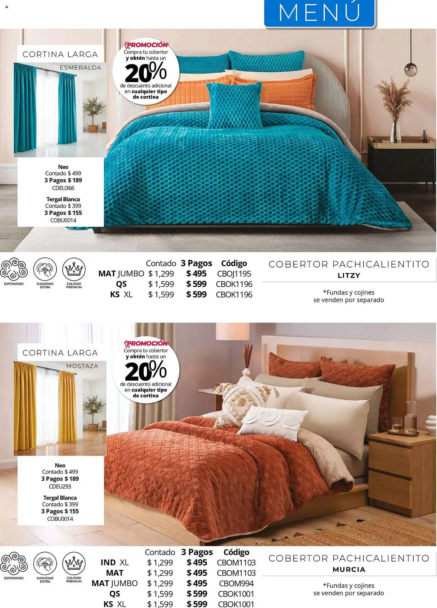 Catálogo de Catálogo Colchas Concord 1 de mayo al 1 de agosto 2026 - Pagina 317