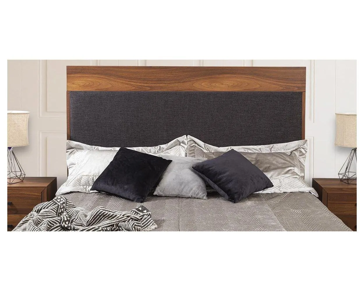 Cabecera King Size Contempo Gris