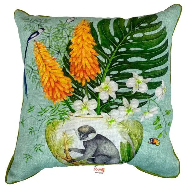 Cojin Decorativo Mono Araña