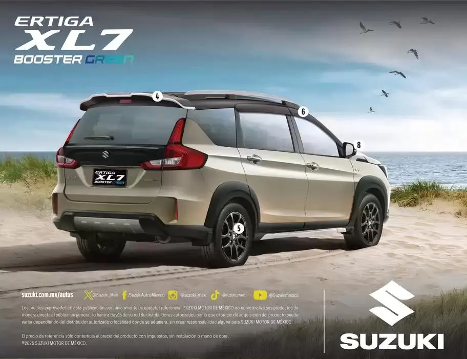 Catálogo de Catálogo ERTIGA XL7 BOOSTERGREEN 14 de marzo al 31 de diciembre 2025 - Pagina 8