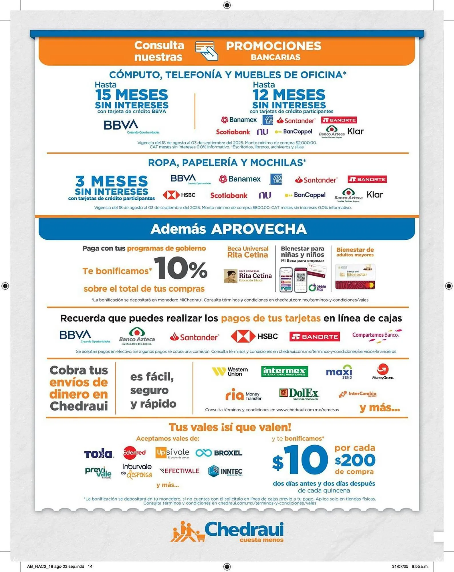 Catálogo de Catálogo Chedraui 19 de agosto al 3 de septiembre 2025 - Pagina 14
