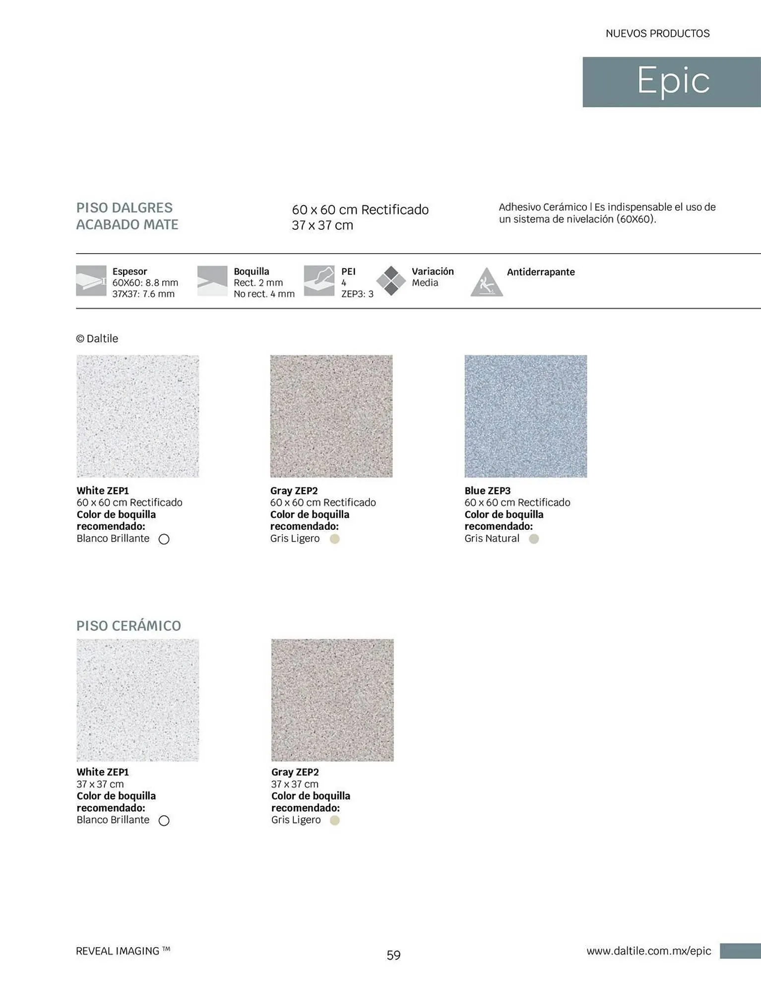 Catálogo de Catálogo Daltile 1 de enero al 31 de diciembre 2024 - Pagina 59