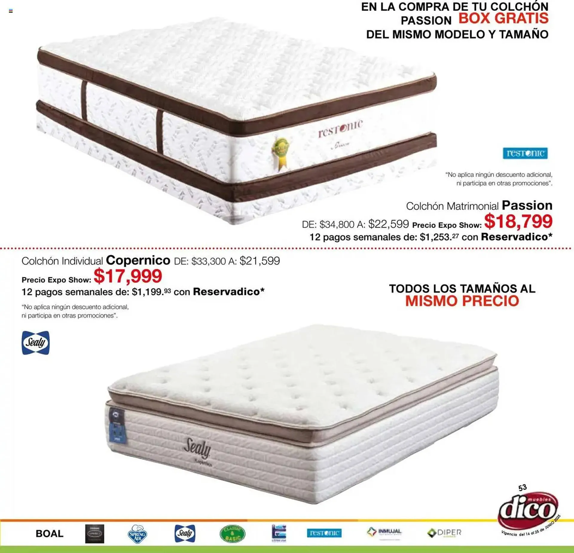 Catálogo de Catálogo Muebles Dico 12 de junio al 25 de junio 2025 - Pagina 51