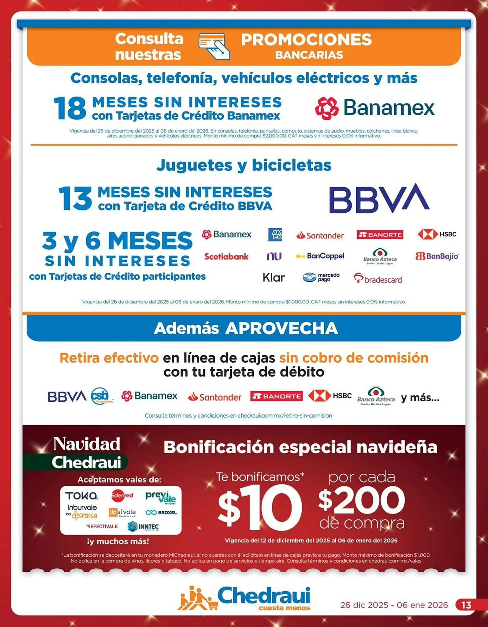Catálogo de Folleto Chedraui 26 de diciembre al 6 de enero 2026 - Pagina 13