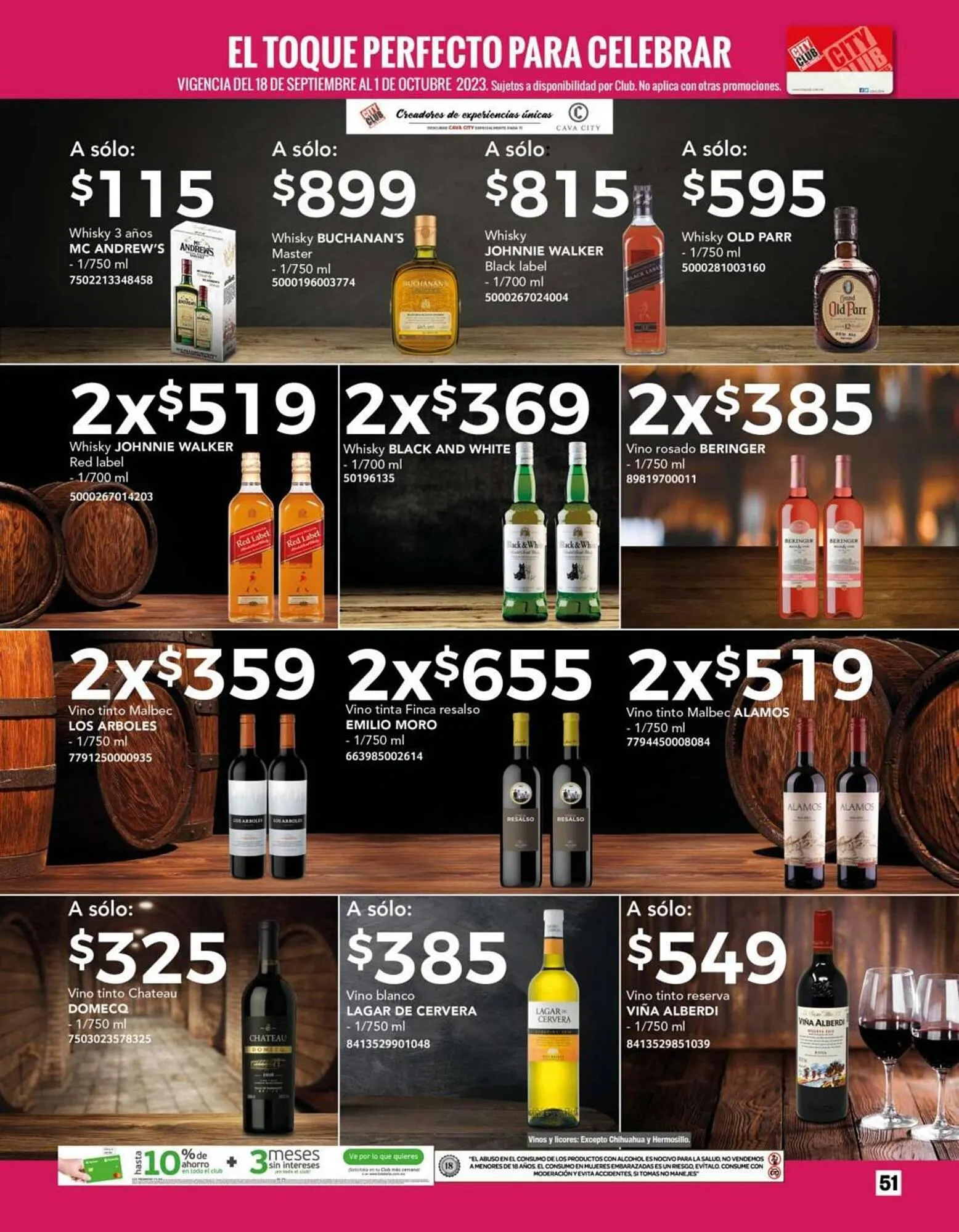 Catálogo de Catálogo City Club 1 de septiembre al 30 de septiembre 2023 - Pagina 51