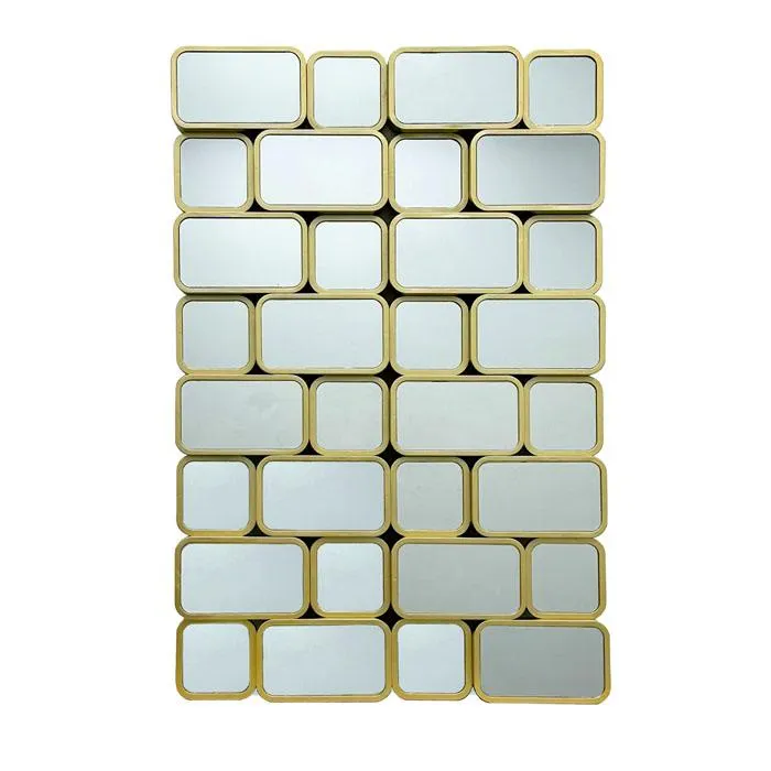 Espejos Cuadros Mix 90 Cm Dorado