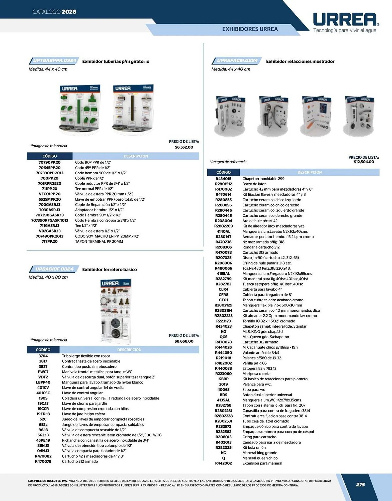 Catálogo de Catálogo Urrea 24 de abril al 31 de diciembre 2026 - Pagina 277