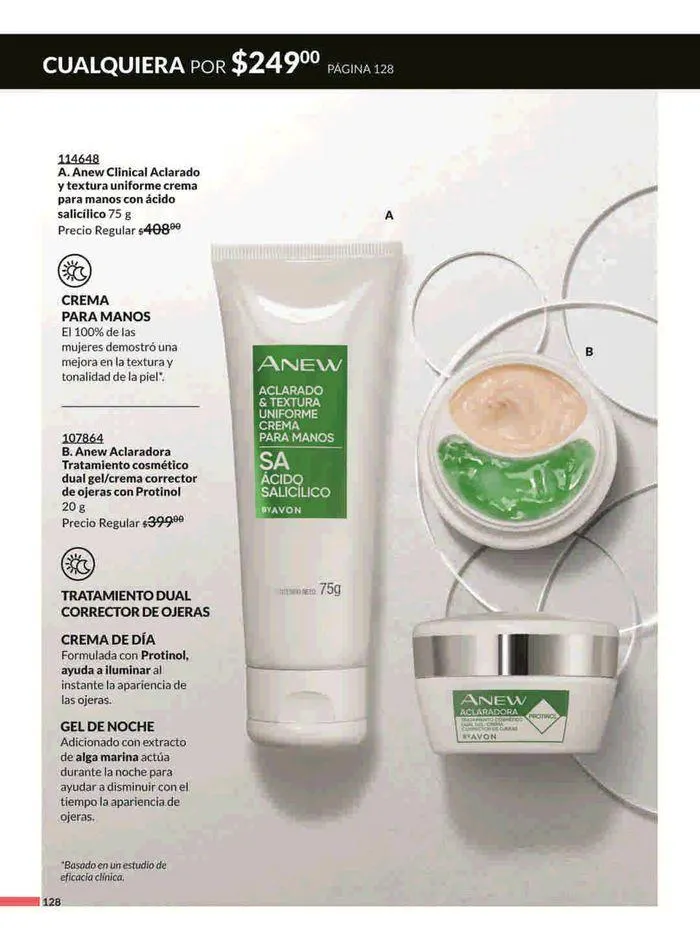 Catálogo de Avon COSMÉTICOS C15 14 de agosto al 18 de septiembre 2024 - Pagina 128