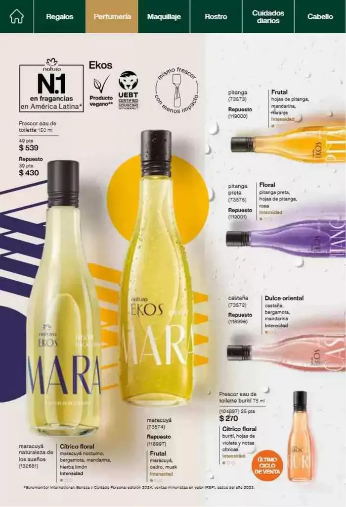 Catálogo de Revista Natura Ciclo 18 2024 8 de noviembre al 8 de diciembre 2024 - Pagina 48