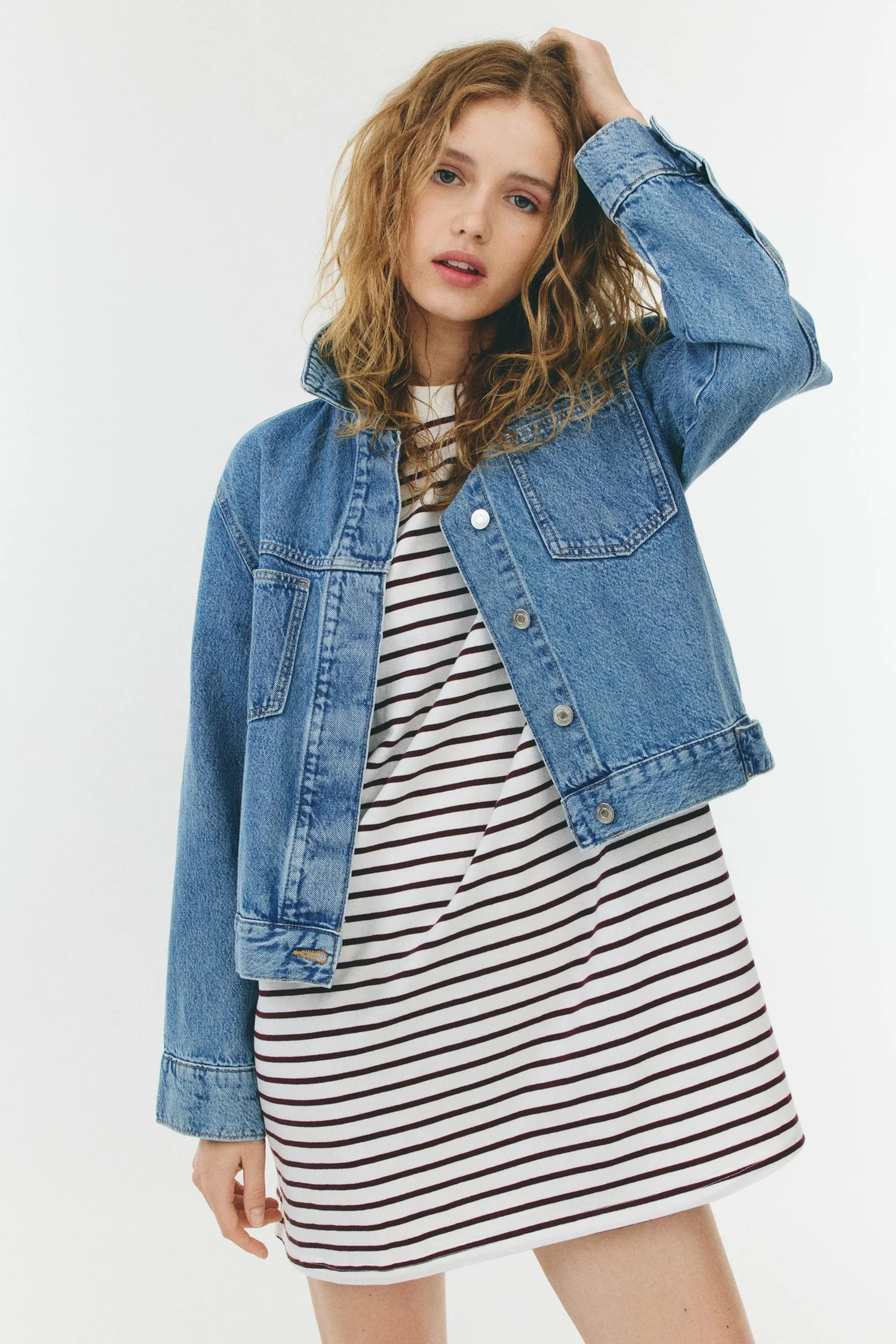 Vestido playera oversized