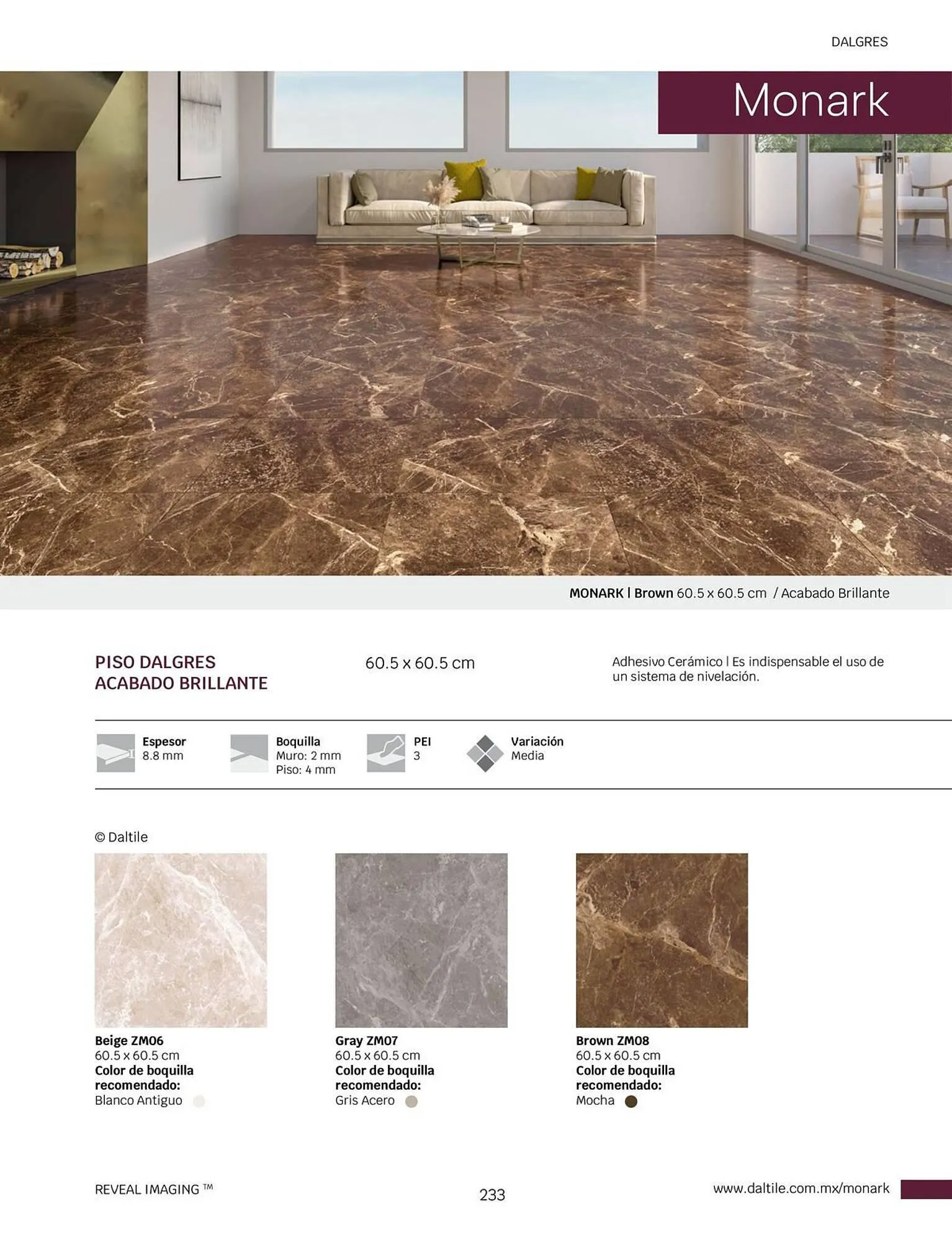 Catálogo de Catálogo Daltile 1 de enero al 31 de diciembre 2024 - Pagina 233