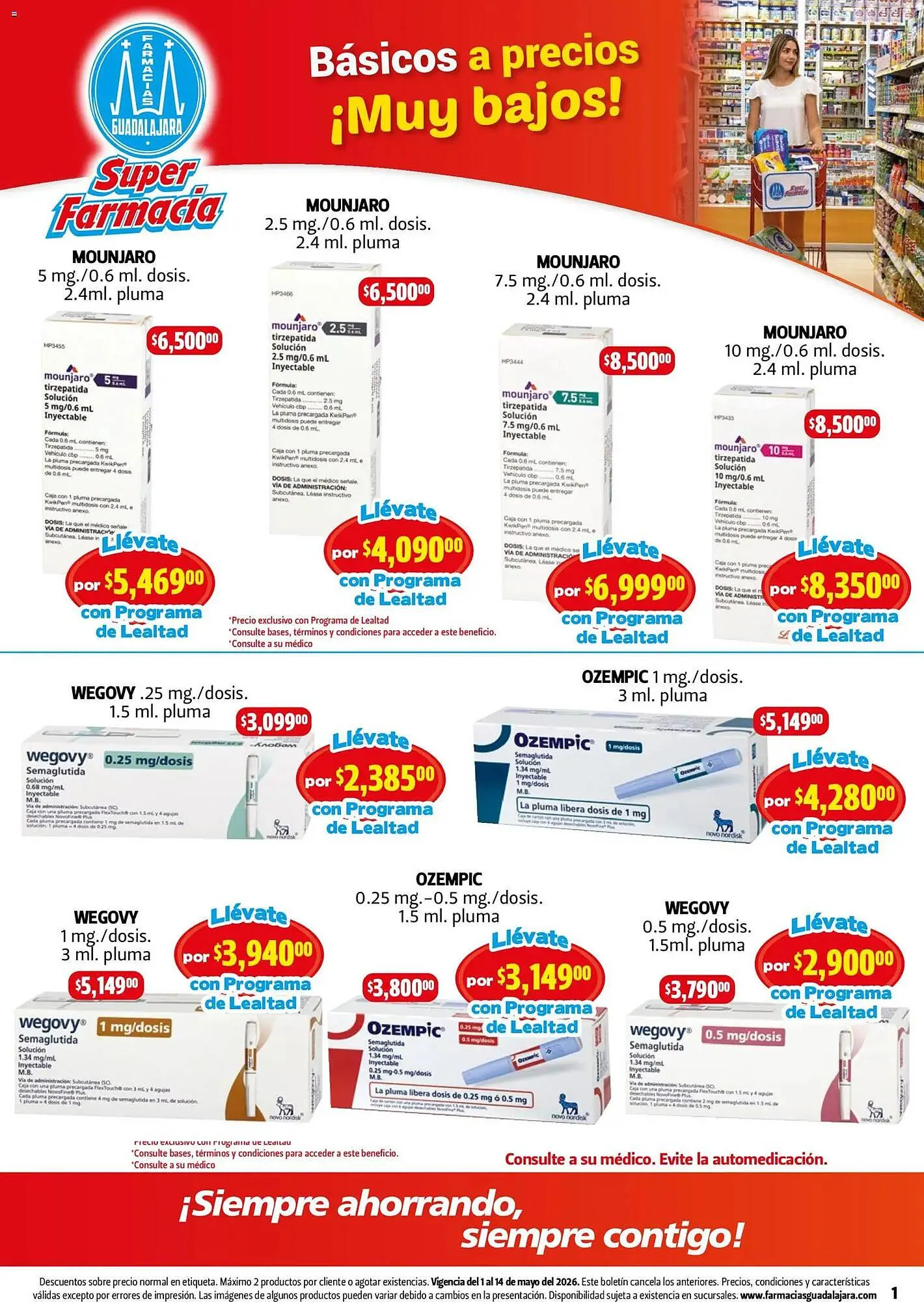 Catálogo de Folleto Farmacias Guadalajara 2 de mayo al 14 de mayo 2026 - Pagina 1