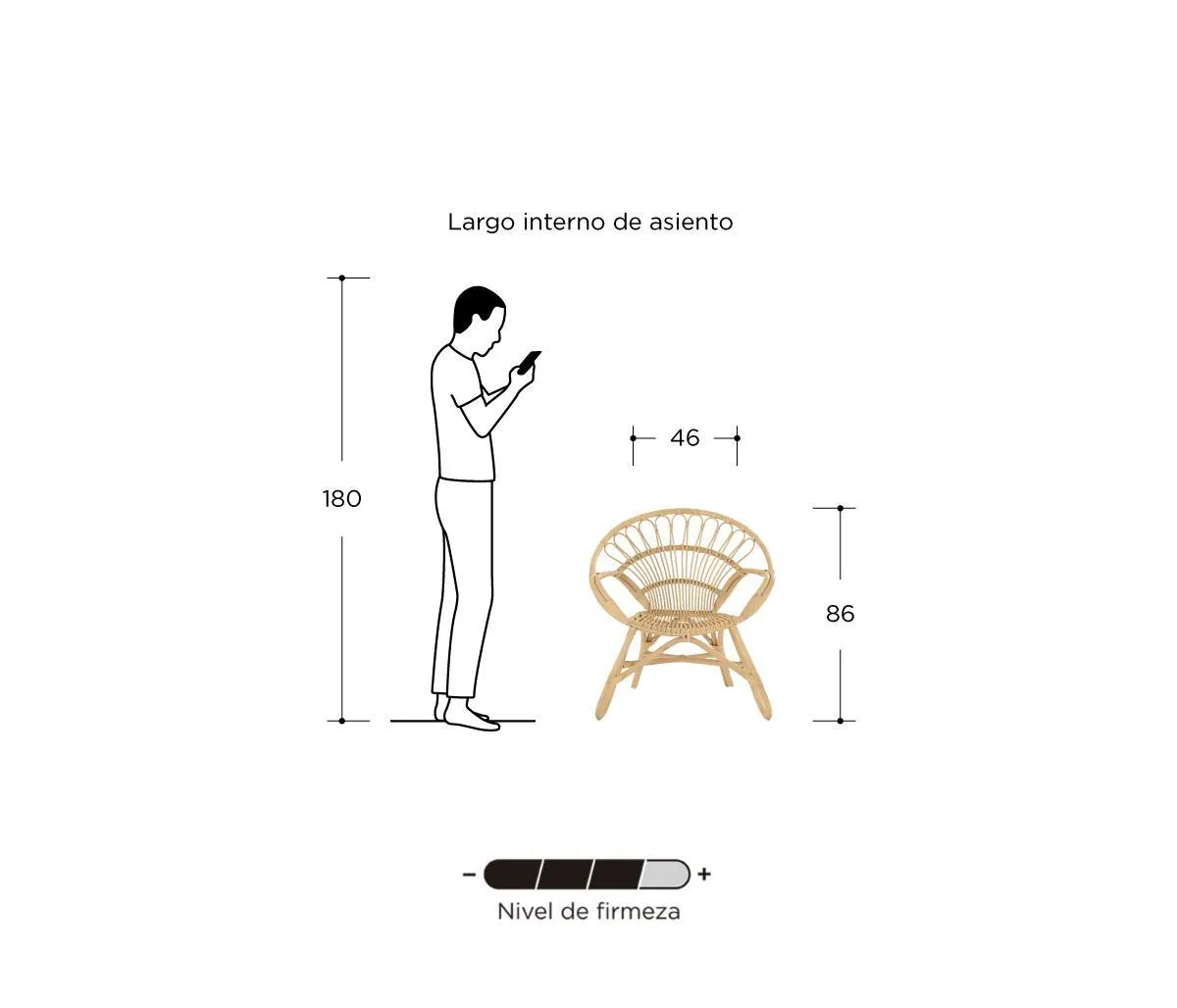 Sillón Zapotla - Natural