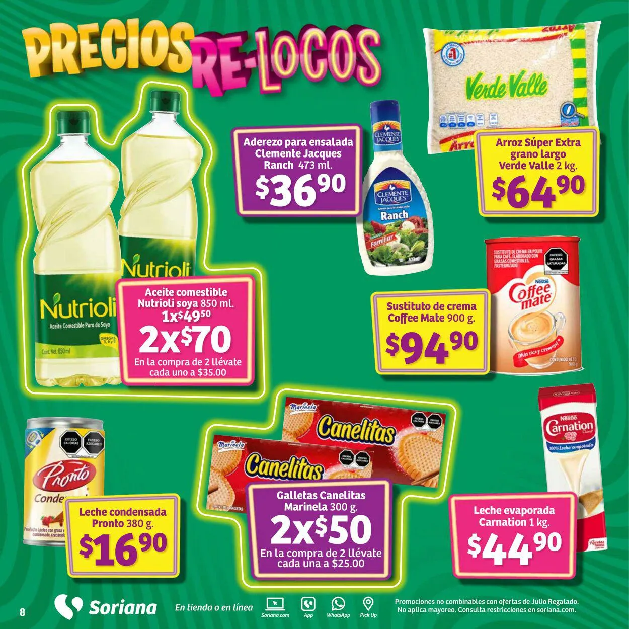 Catálogo de Soriana - Julio Regalado Súper Nacional Oferta actual 27 de julio al 3 de agosto 2023 - Pagina 8