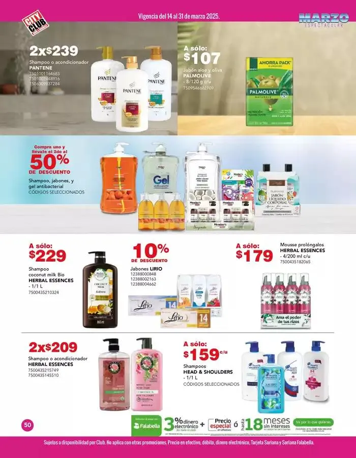 Catálogo de Marzo Espectacular 28 de febrero al 31 de marzo 2025 - Pagina 50