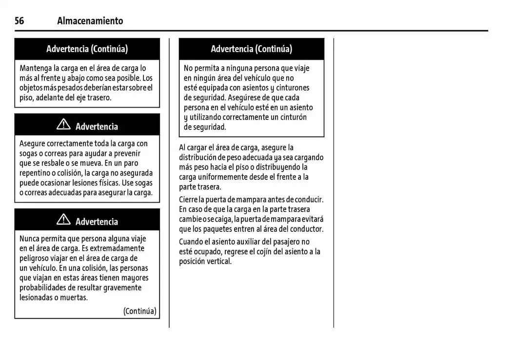 Catálogo de BrightDrop 400 Y BrightDrop 600 Manual del propietario 22 de enero al 31 de diciembre 2025 - Pagina 57