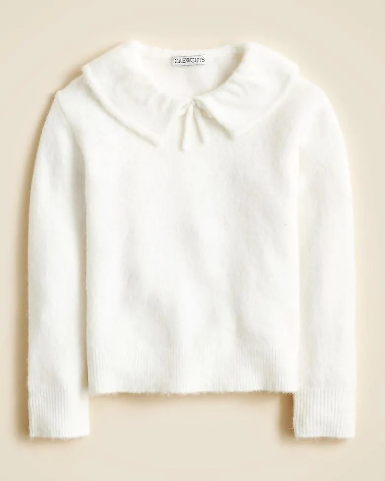 Girls' collared sweater in Supersoft yarn