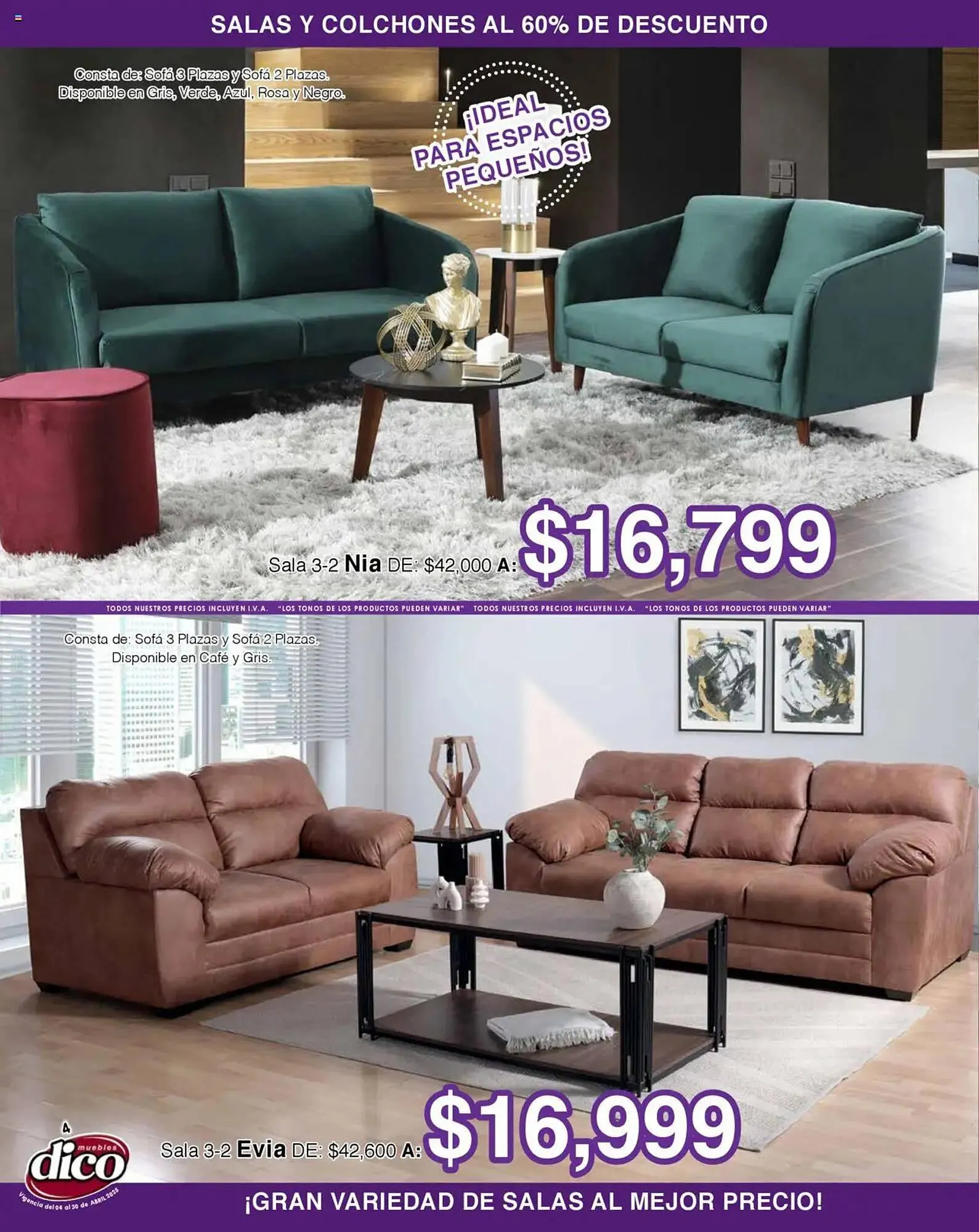 Catálogo de Catálogo Muebles Dico 4 de abril al 30 de abril 2025 - Pagina 4