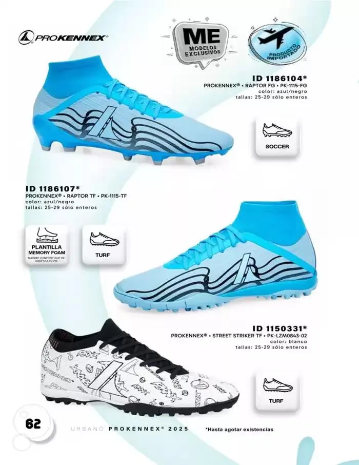 Catálogo de URBANO | PROKENNEX | 2025 | 1E 1 de septiembre al 31 de diciembre 2025 - Pagina 62