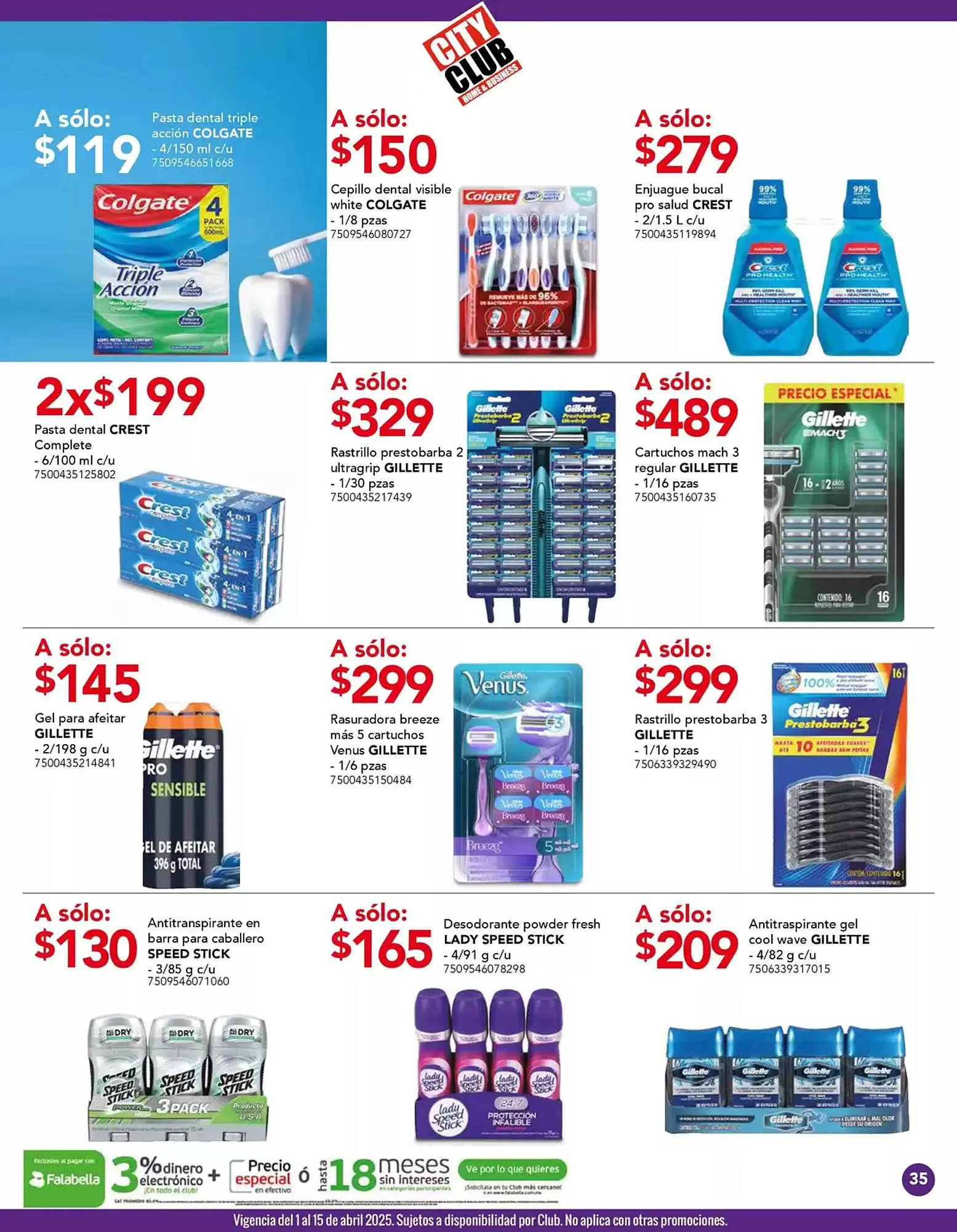 Catálogo de Catálogo City Club 1 de abril al 30 de abril 2025 - Pagina 35