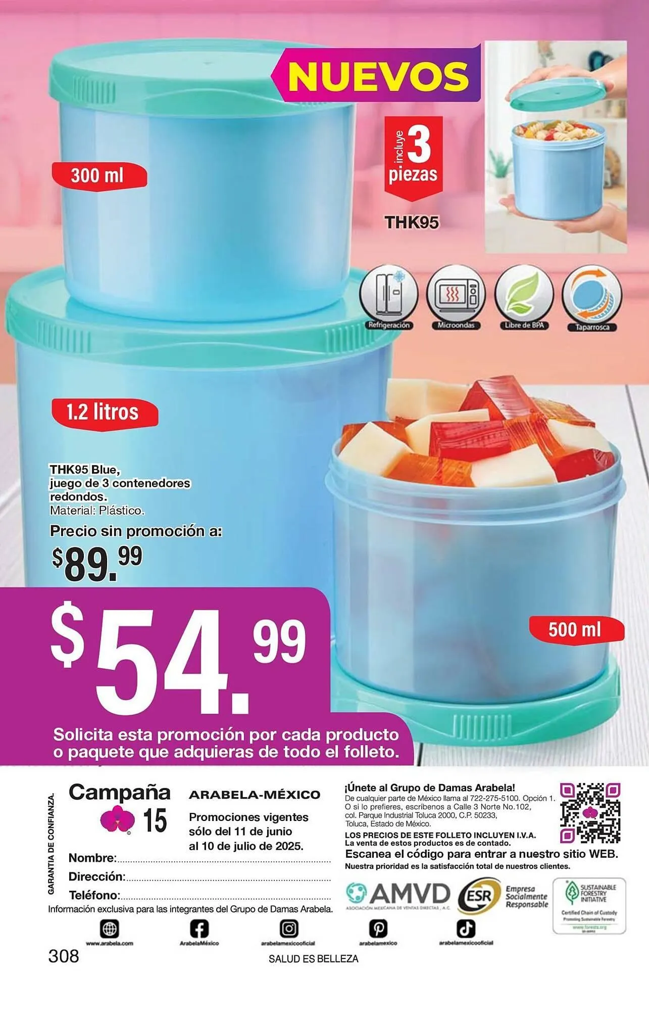 Catálogo de Catálogo Arabela 19 de junio al 10 de julio 2025 - Pagina 276