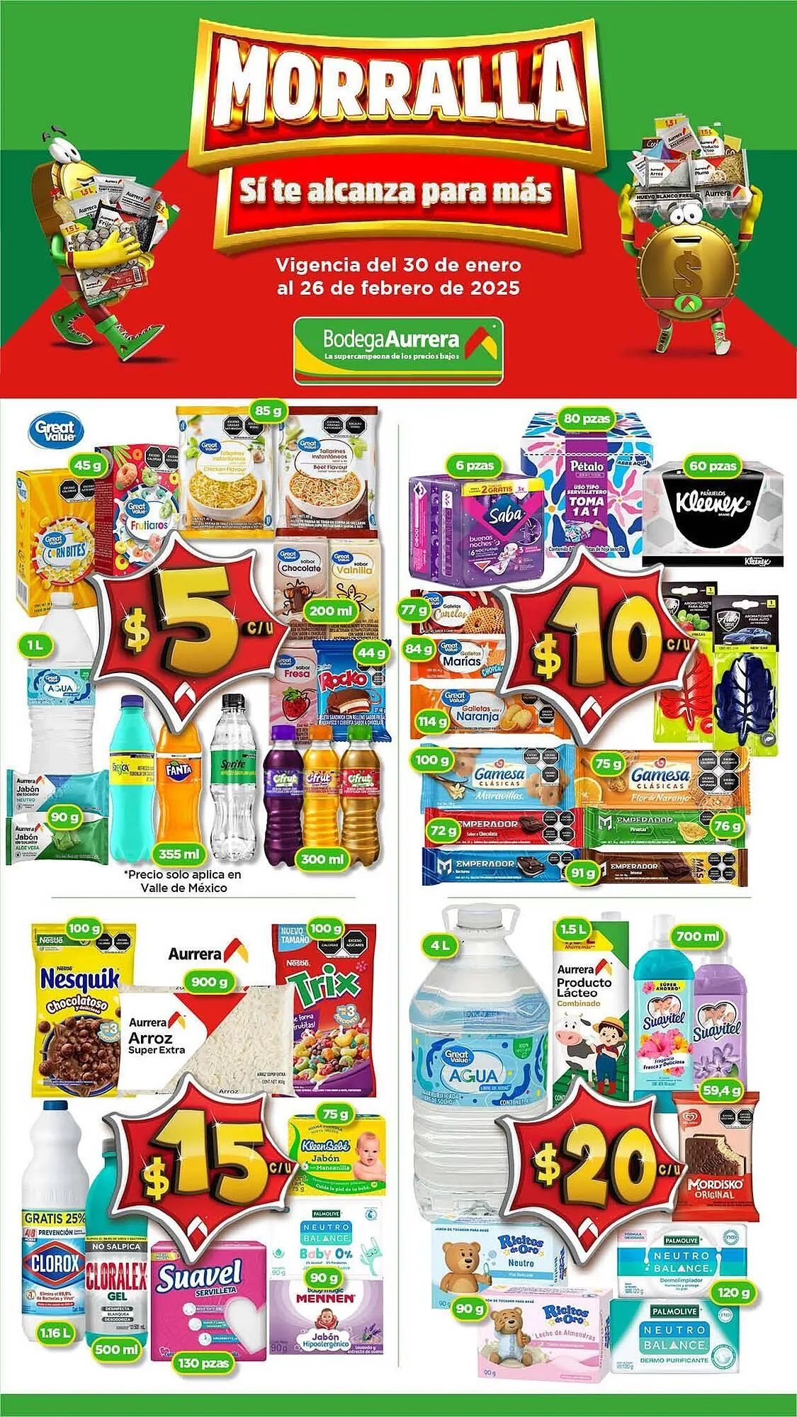 Catálogo de Catálogo Bodega Aurrerá 30 de enero al 26 de febrero 2025 - Pagina 1