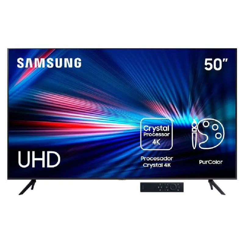 Pantalla LED Samsung 50 Pulgadas UHD Smart UN50AU7000F