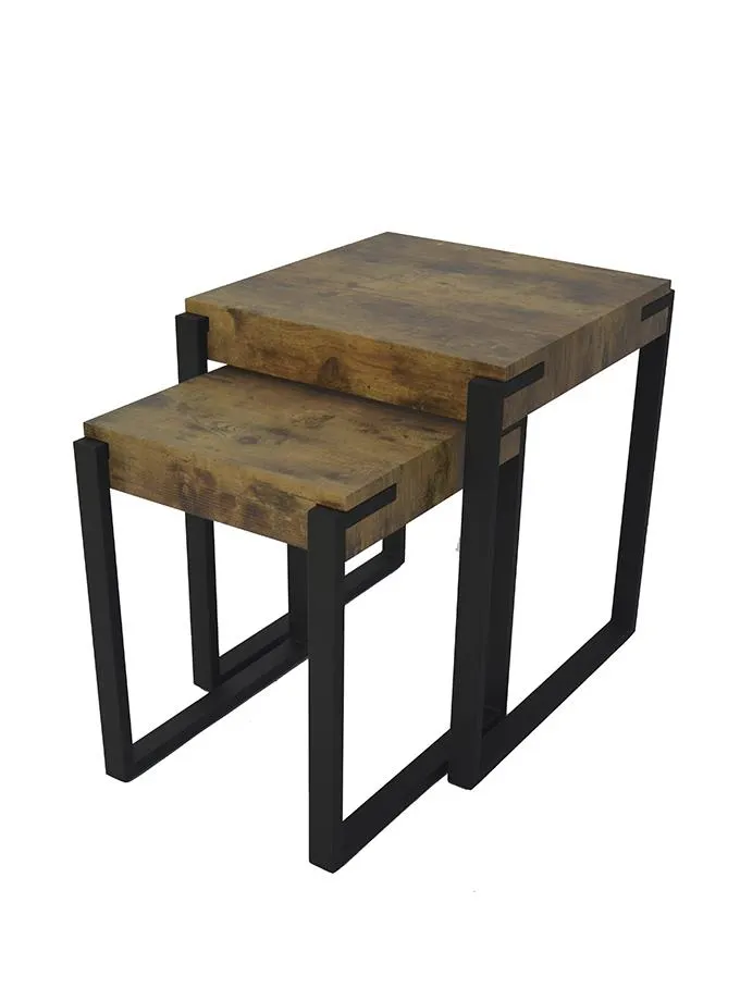 Set de 2 Mesas lateral Nepal