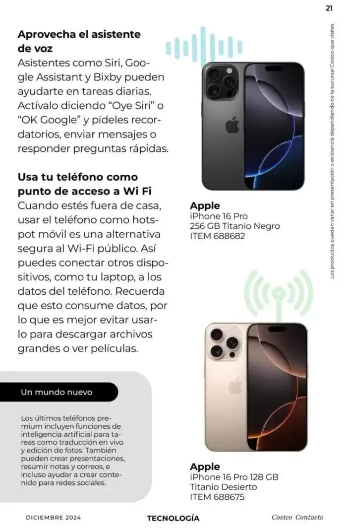 Catálogo de Costco Contacto 10 de diciembre al 31 de diciembre 2024 - Pagina 60