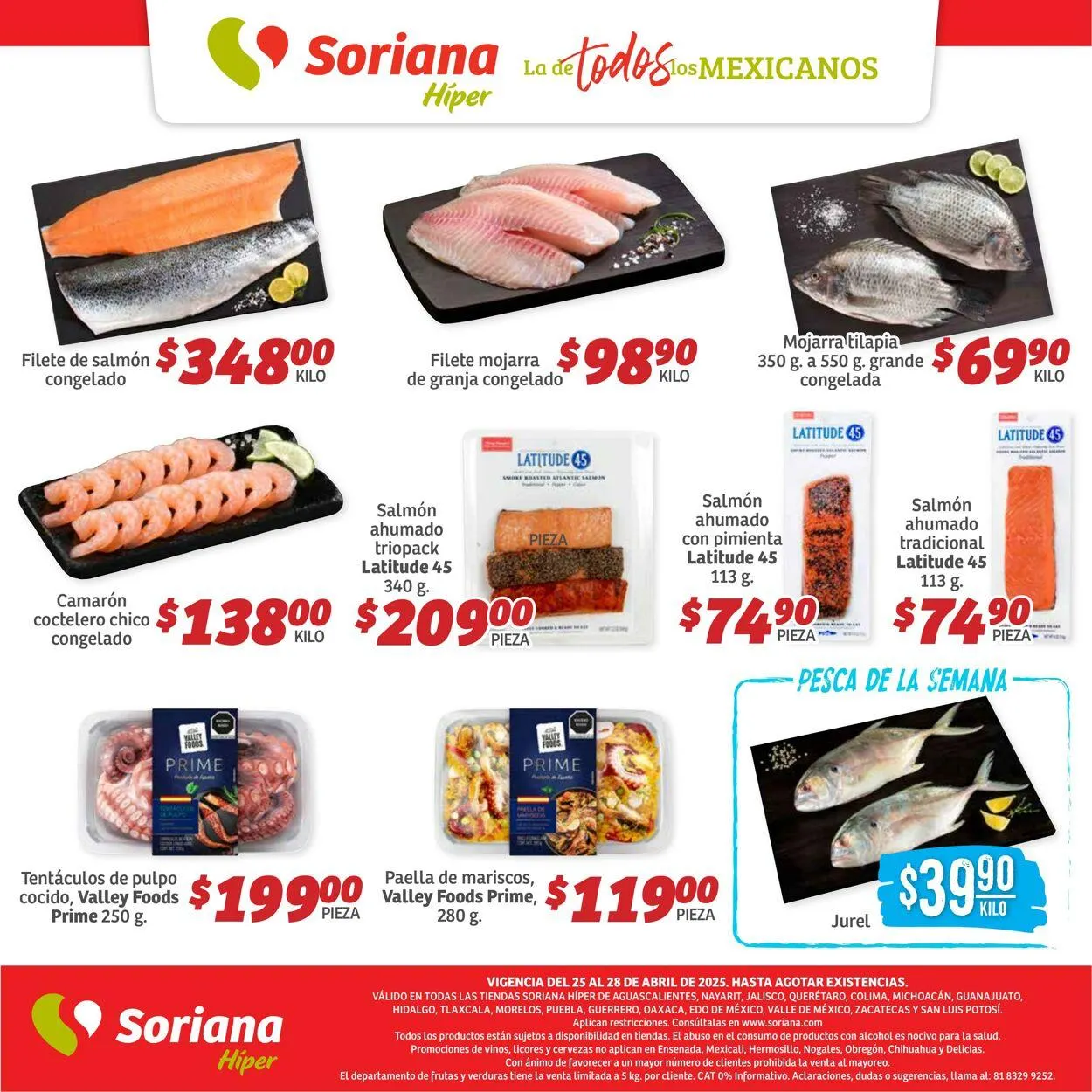 Catálogo de Soriana - Fin de Semana Híper Nacional Oferta actual 25 de abril al 28 de abril 2025 - Pagina 4