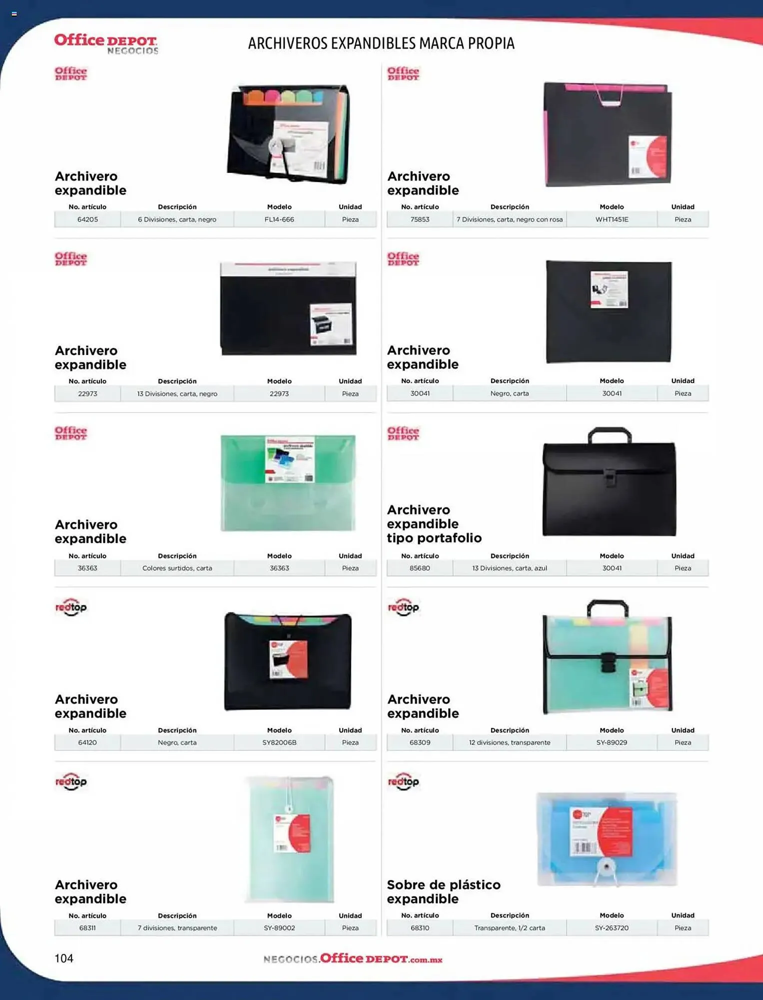Catálogo de Catálogo Office Depot 9 de enero al 31 de diciembre 2025 - Pagina 106